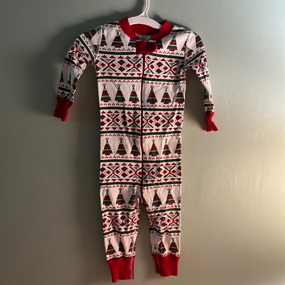 Hanna Andersson Christmas themed one piece